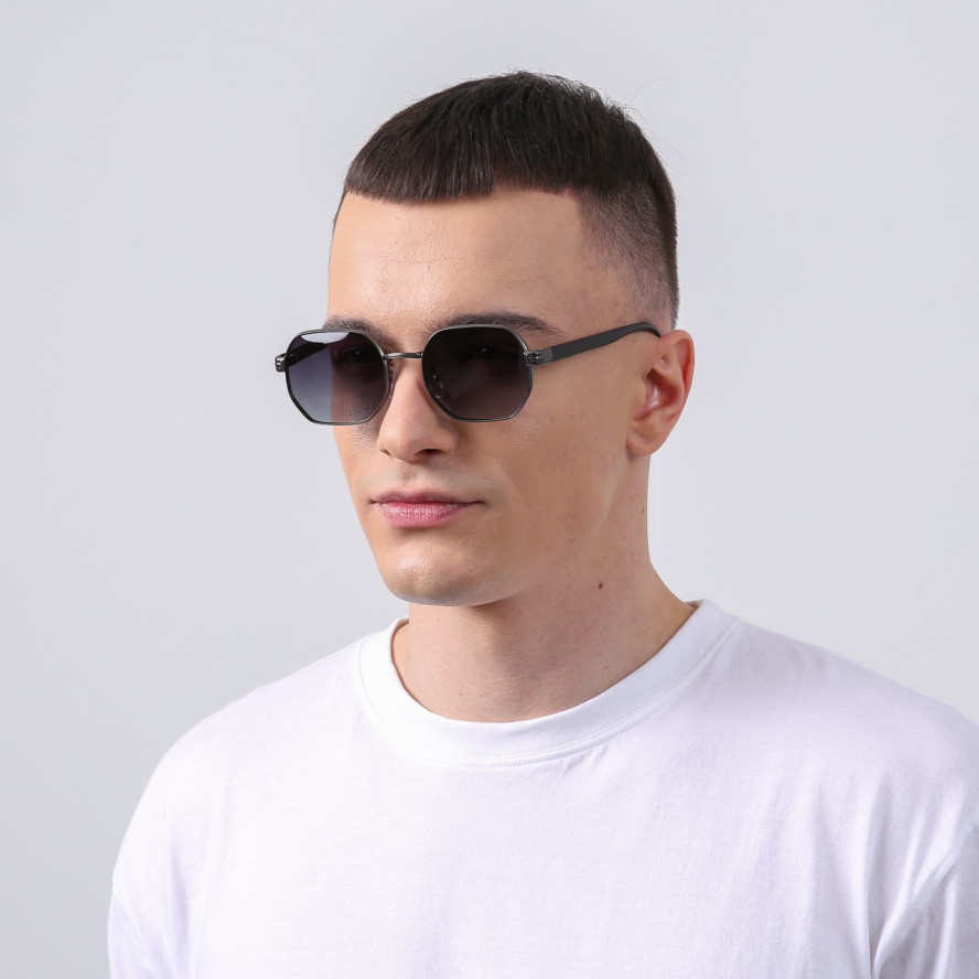 Сонцезахисні окуляри з поляризацією Фешн-класика чоловічі 388-895, фото 4