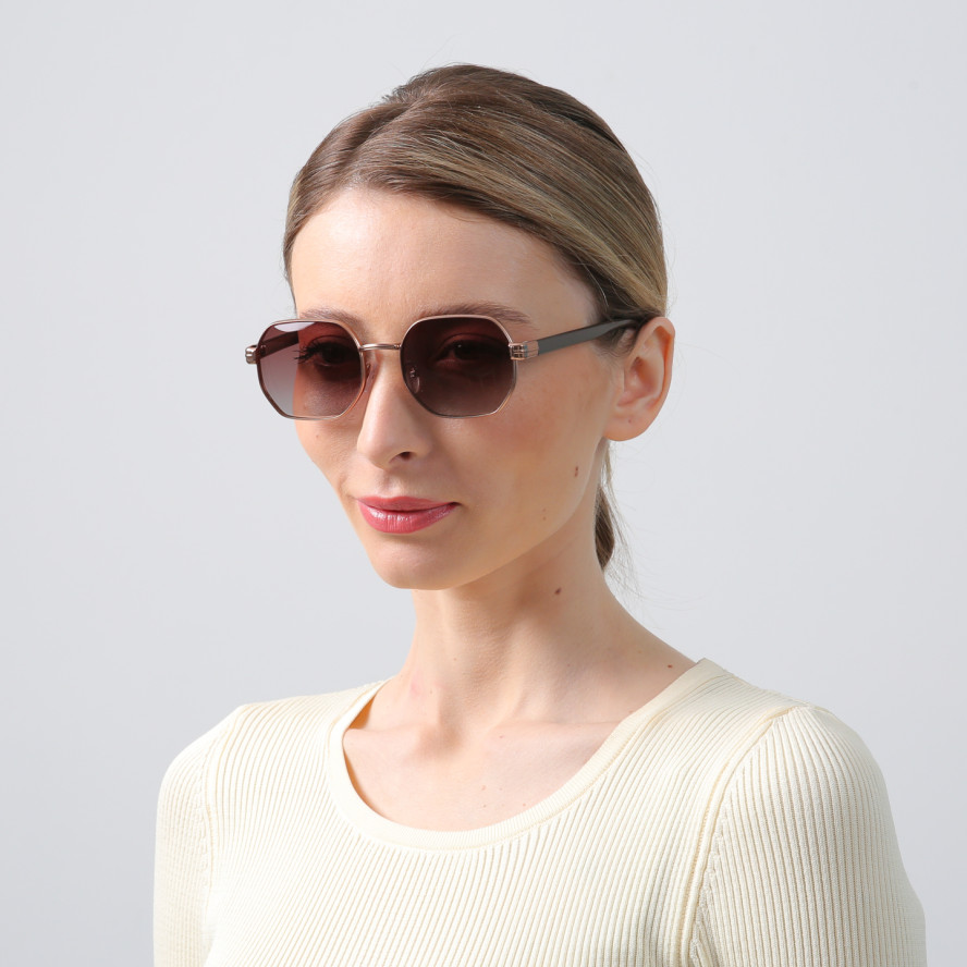 Сонцезахисні окуляри з поляризацією Фешн-класика жіночі 388-901, фото 4