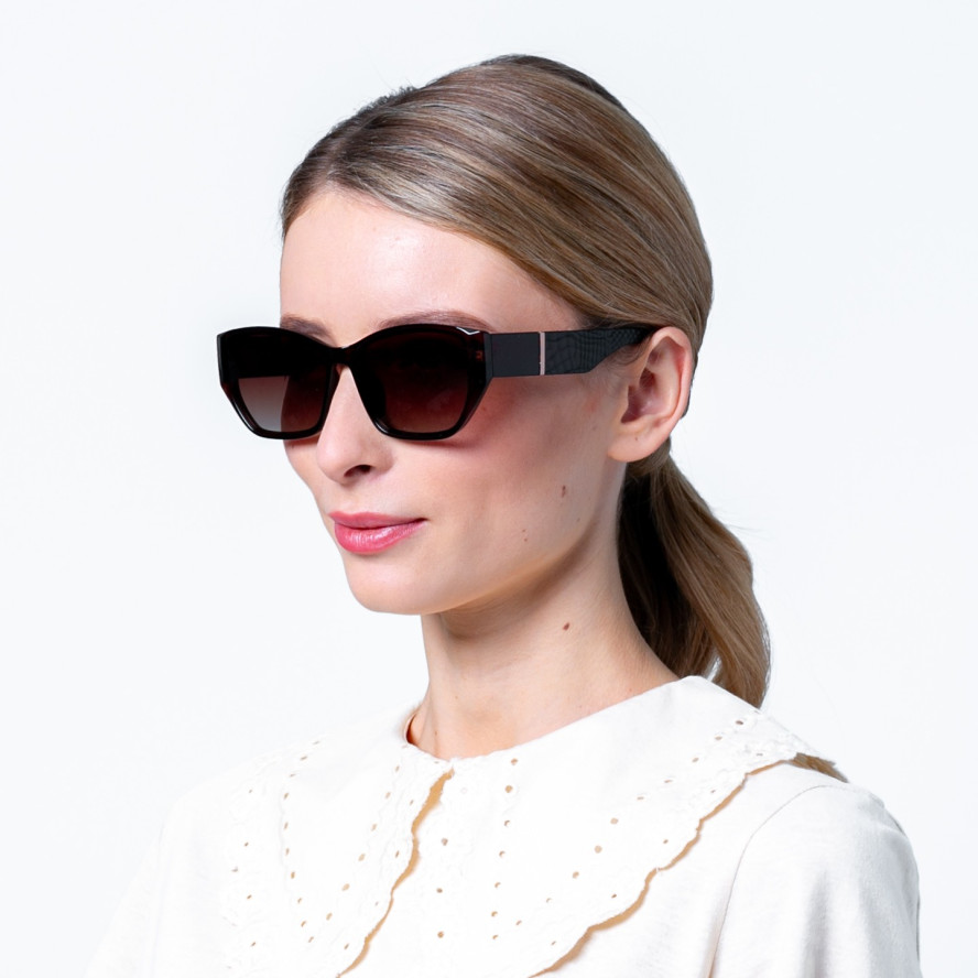 Сонцезахисні окуляри з поляризацією Класика жіночі 389-472, фото 4