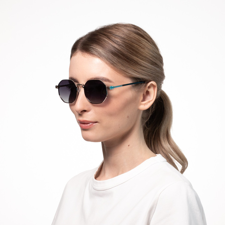 Сонцезахисні окуляри з поляризацією Фешн-класика жіночі 446-588, фото 4