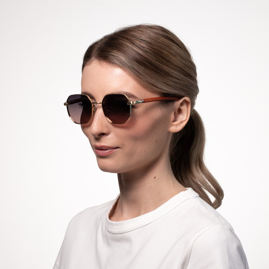 Сонцезахисні окуляри з поляризацією Фешн-класика жіночі 450-332, фото 4