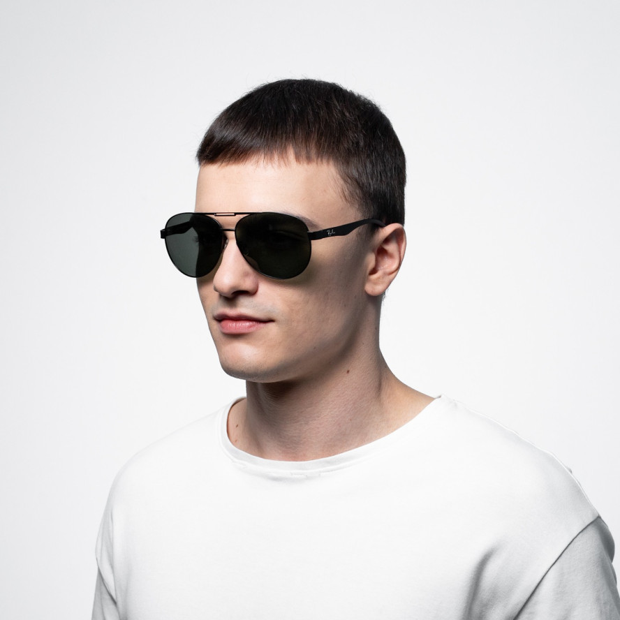 Сонцезахисні окуляри з поляризацією Авіатори чоловічі 469-105, фото 4