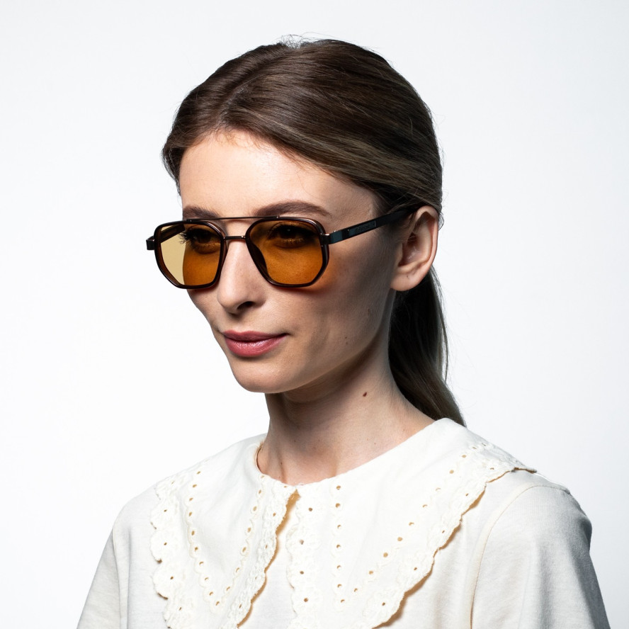 Сонцезахисні окуляри з поляризацією Фешн жіночі 469-334, фото 4