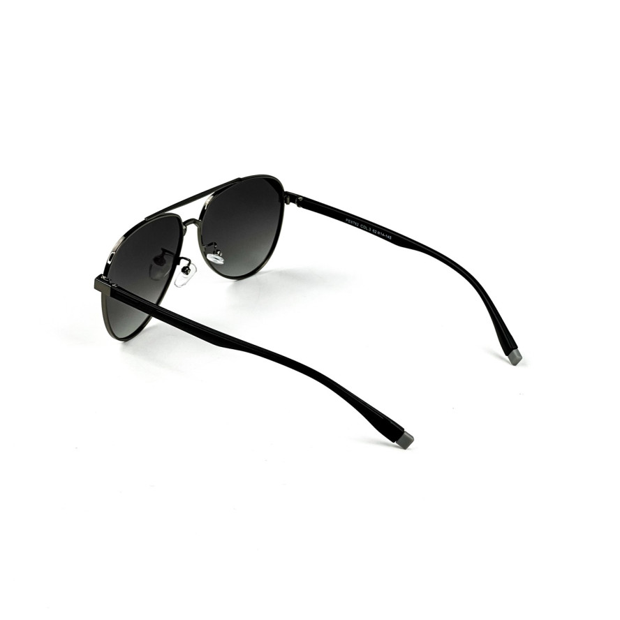 Сонцезахисні окуляри з поляризацією Авіатори чоловічі 472-174, фото 3