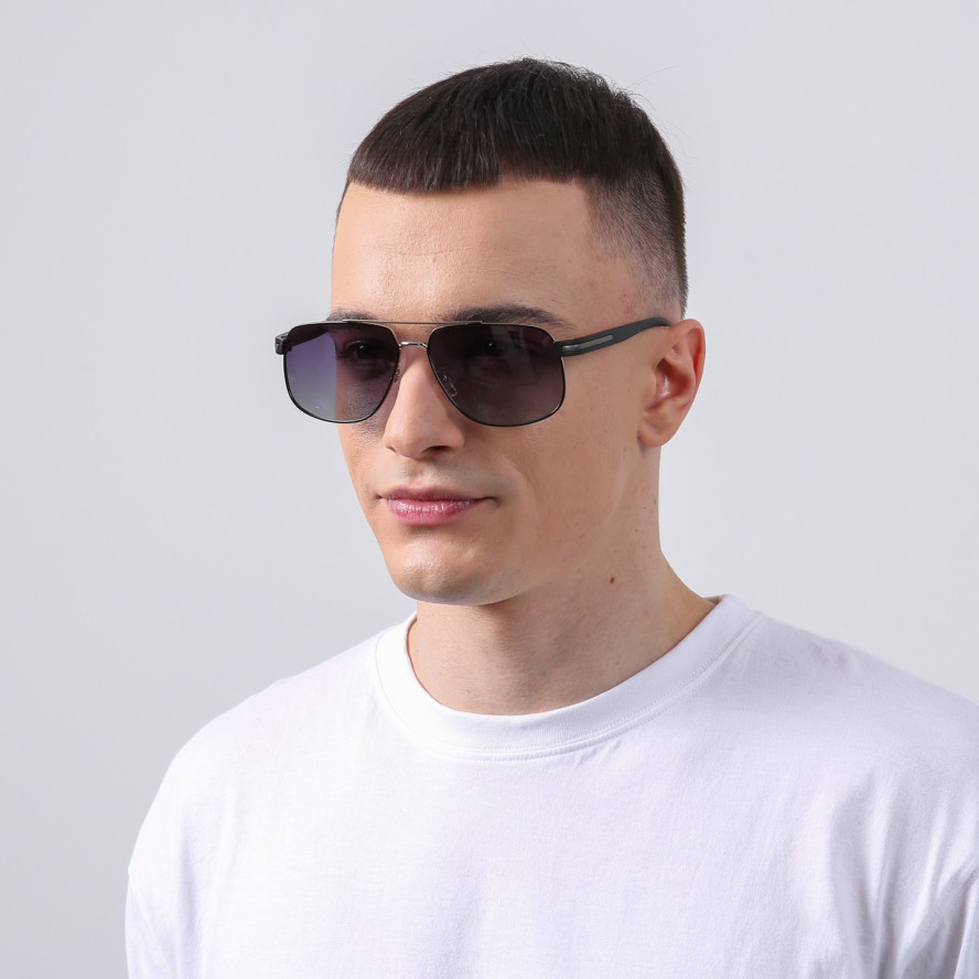 Сонцезахисні окуляри з поляризацією Класика чоловічі 472-204, фото 4