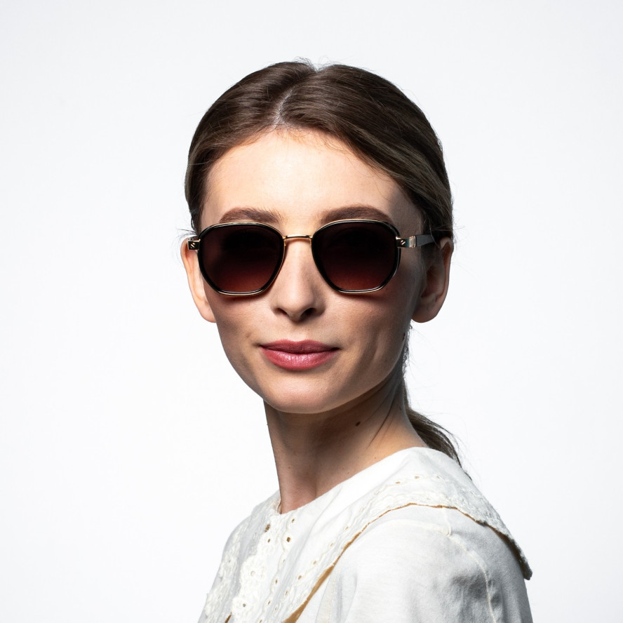 Солнцезащитные очки Фэшн-классика женские 484-689, фото 5