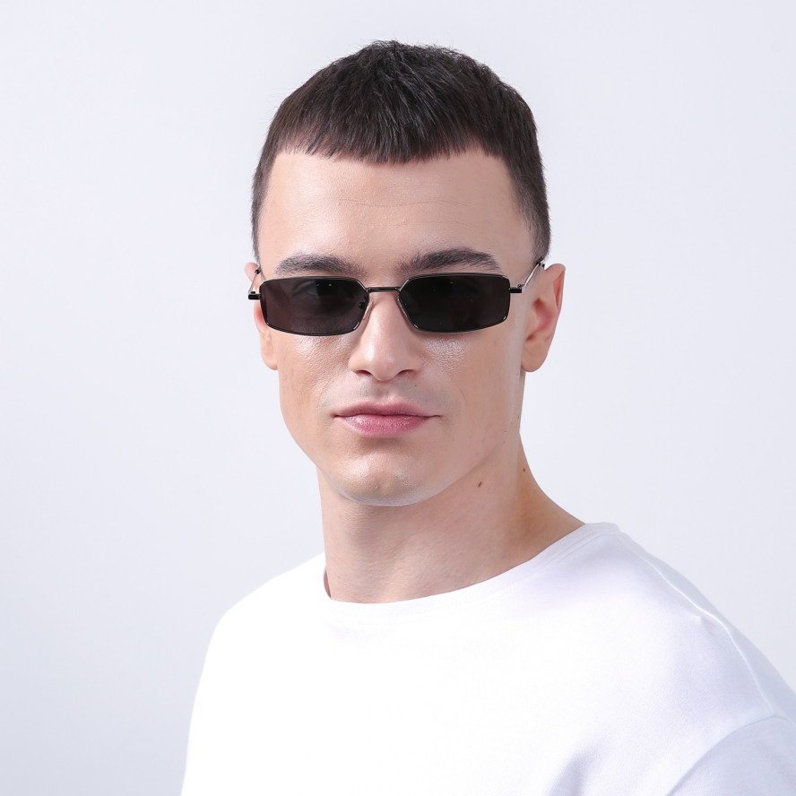 Сонцезахисні окуляри з поляризацією Прямокутні чоловічі 722-743, фото 5