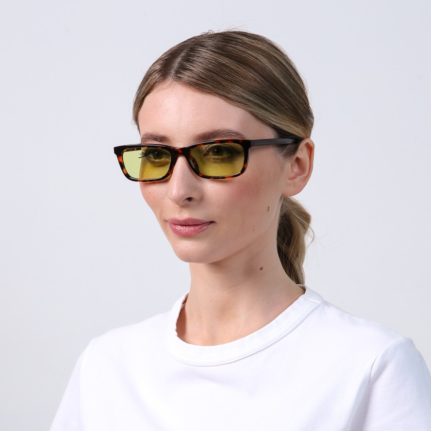 Сонцезахисні окуляри з поляризацією Прямокутні жіночі 722-965, фото 4