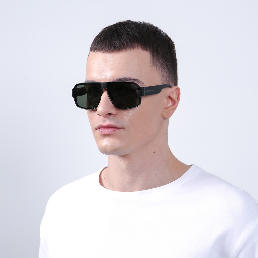 Сонцезахисні окуляри з поляризацією Маска чоловічі 724-785, фото 4