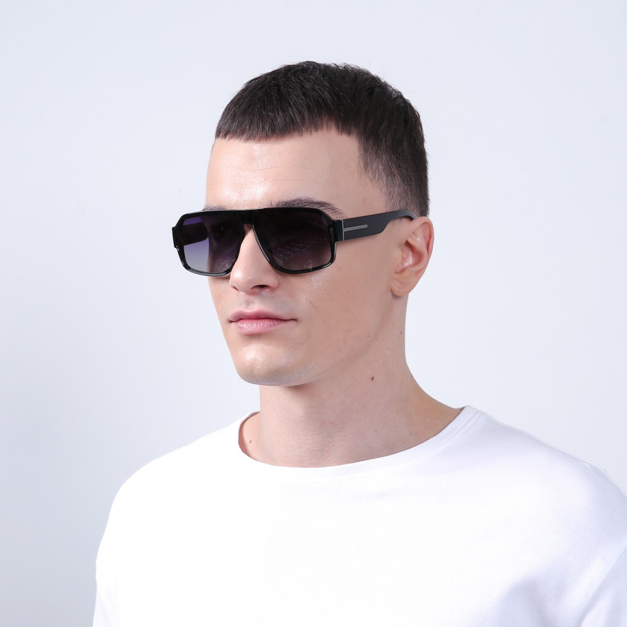 Сонцезахисні окуляри з поляризацією Маска чоловічі 724-792, фото 4