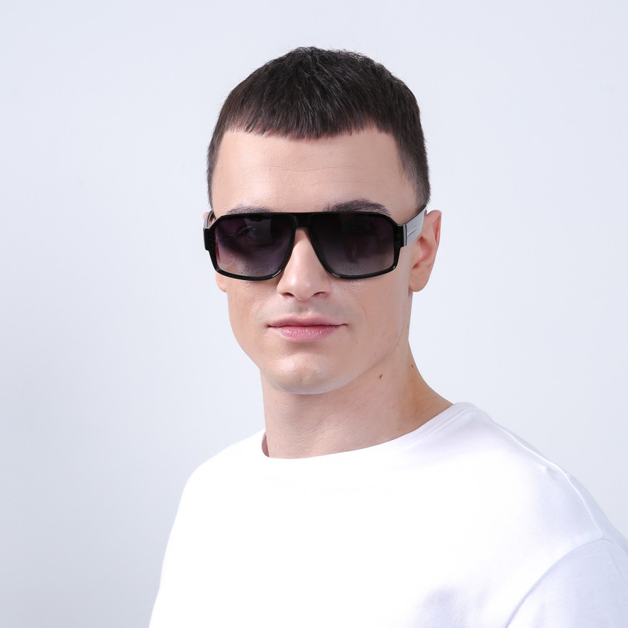 Сонцезахисні окуляри з поляризацією Маска чоловічі 724-792, фото 5