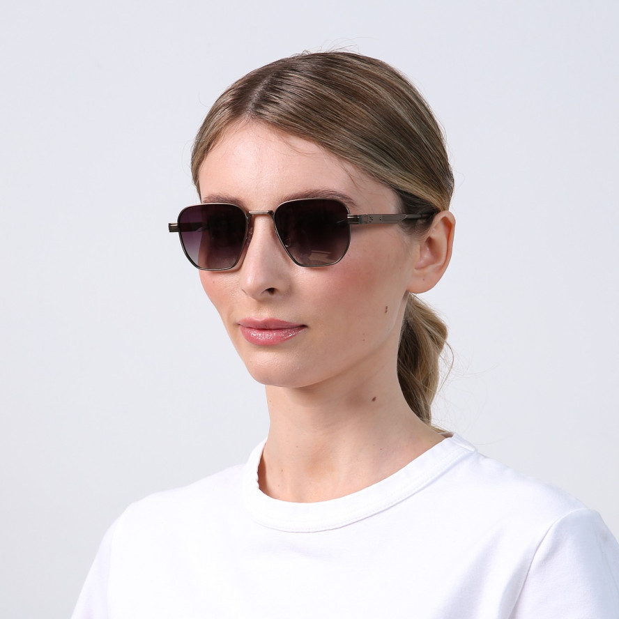 Сонцезахисні окуляри з поляризацією Фешн-класика жіночі 727-649, фото 4