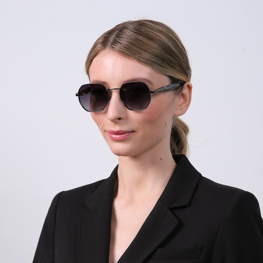 Сонцезахисні окуляри з поляризацією Фешн-класика жіночі 732-964, фото 4