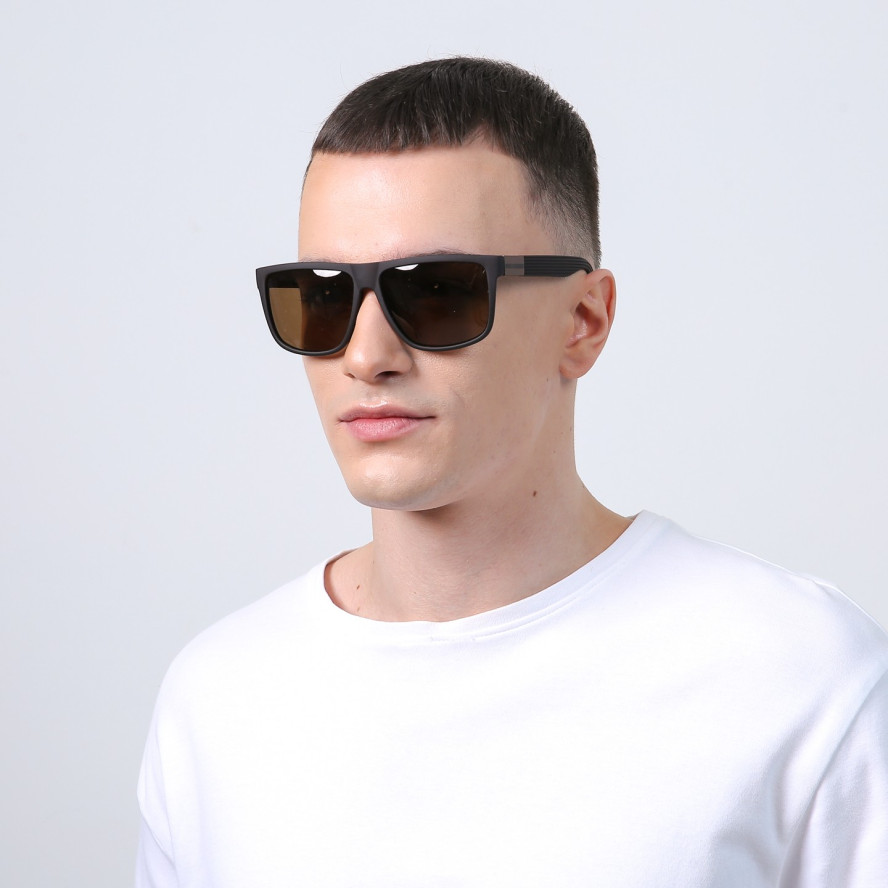 Сонцезахисні окуляри з поляризацією Фешн-класика чоловічі 733-305, фото 4