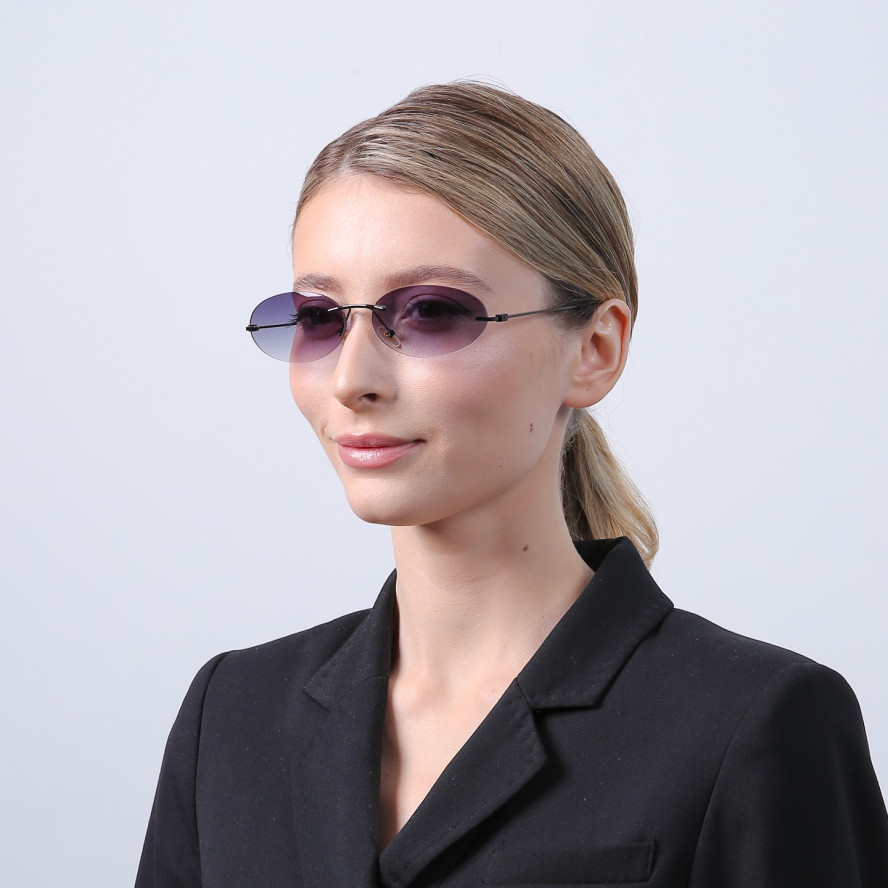 Сонцезахисні окуляри Овальні жіночі 735-521, фото 4