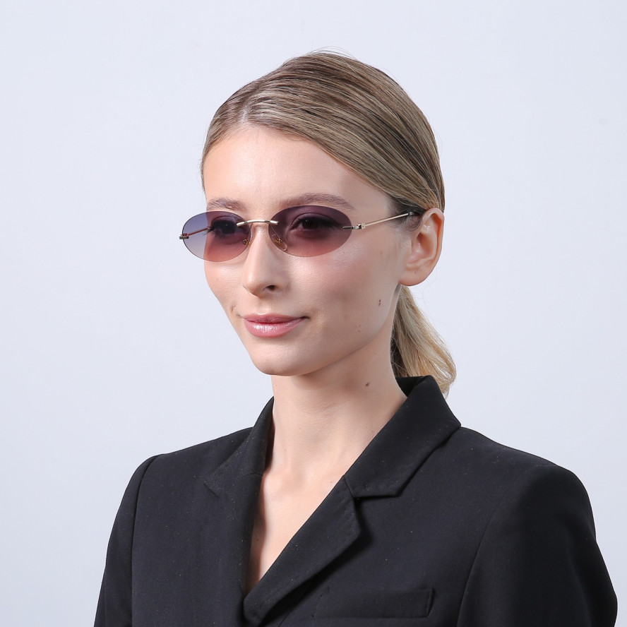 Сонцезахисні окуляри Овальні жіночі 735-538, фото 4