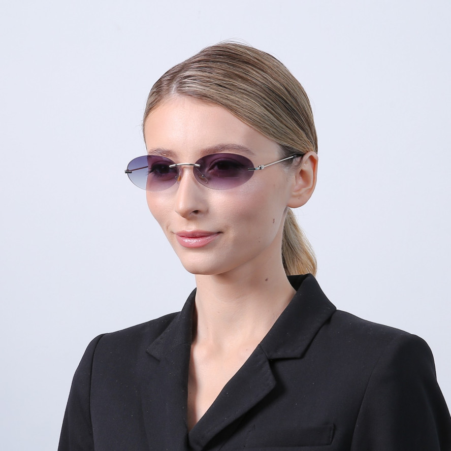 Сонцезахисні окуляри Овальні жіночі 735-552, фото 4