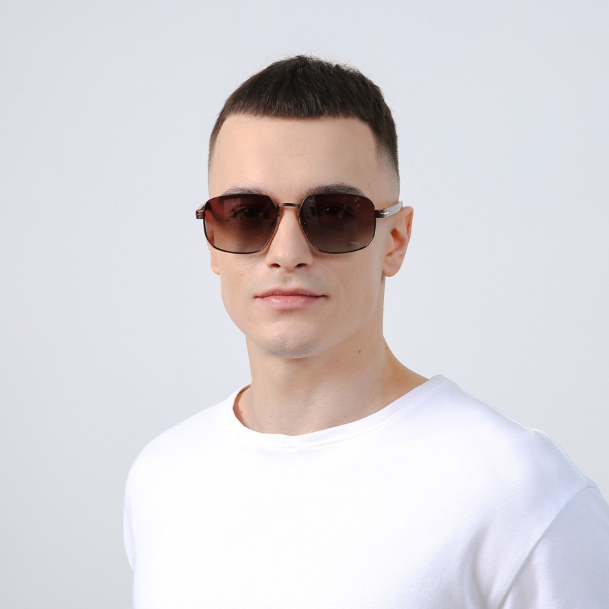 Сонцезахисні окуляри з поляризацією Фешн-класика чоловічі 746-886, фото 5