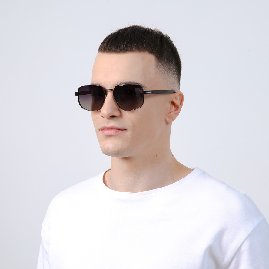 Сонцезахисні окуляри з поляризацією Фешн-класика чоловічі 746-893, фото 4