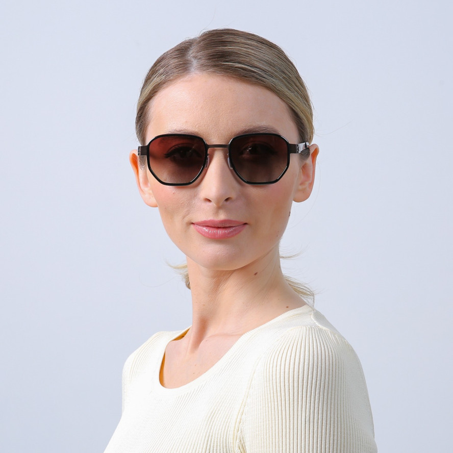 Сонцезахисні окуляри з поляризацією Фешн-класика жіночі 754-515, фото 5