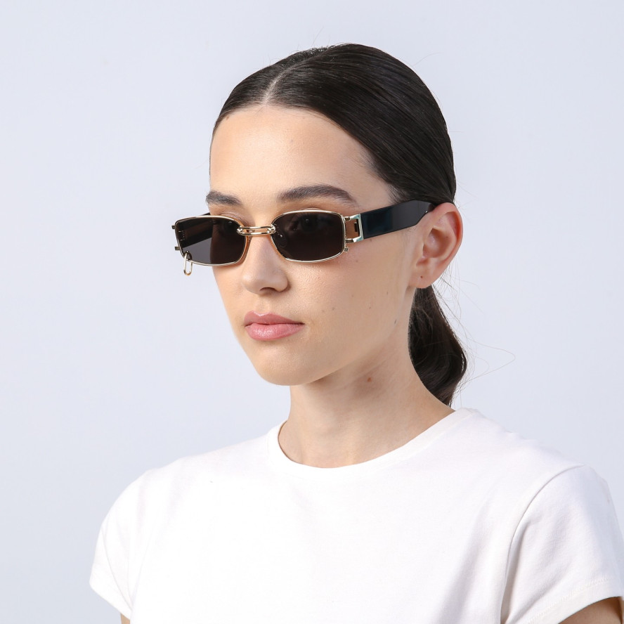 Сонцезахисні окуляри Прямокутні жіночі 843-011, фото 4