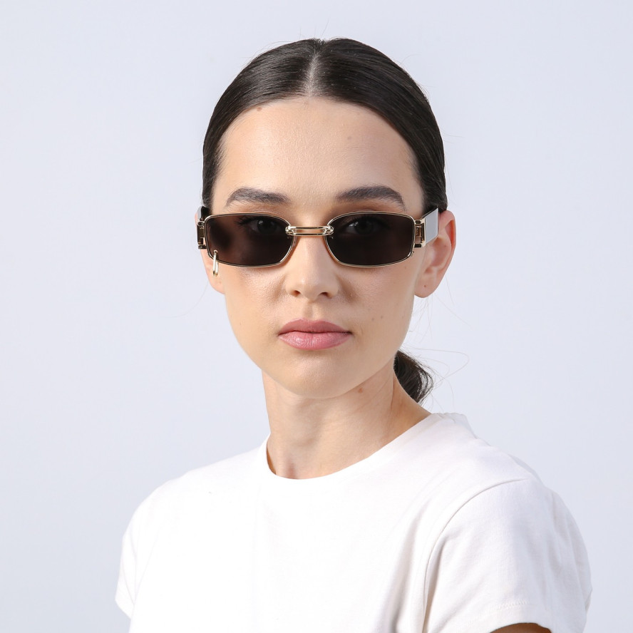 Сонцезахисні окуляри Прямокутні жіночі 843-011, фото 5