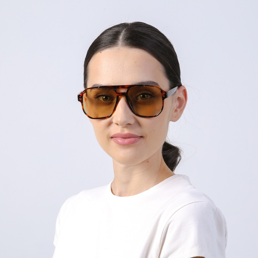 Сонцезахисні окуляри з поляризацією Фешн жіночі 843-042, фото 5