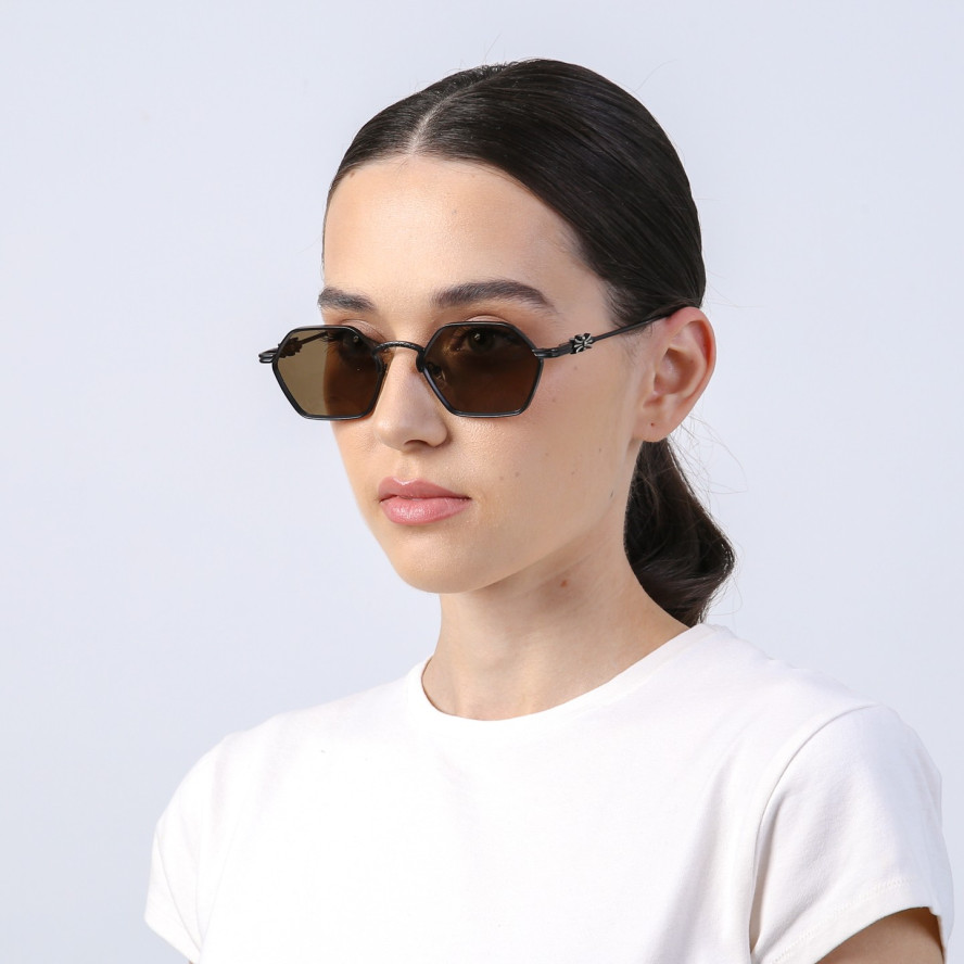 Сонцезахисні окуляри з поляризацією Геометрія жіночі 848-122, фото 4