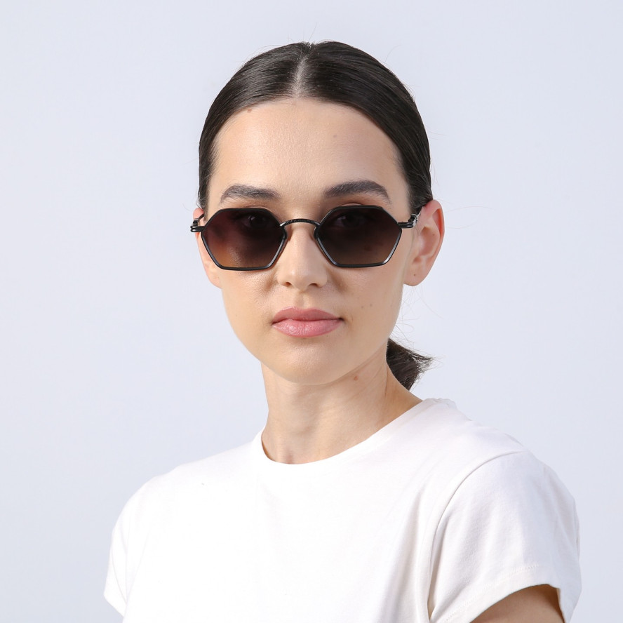 Сонцезахисні окуляри з поляризацією Геометрія жіночі 848-139, фото 5