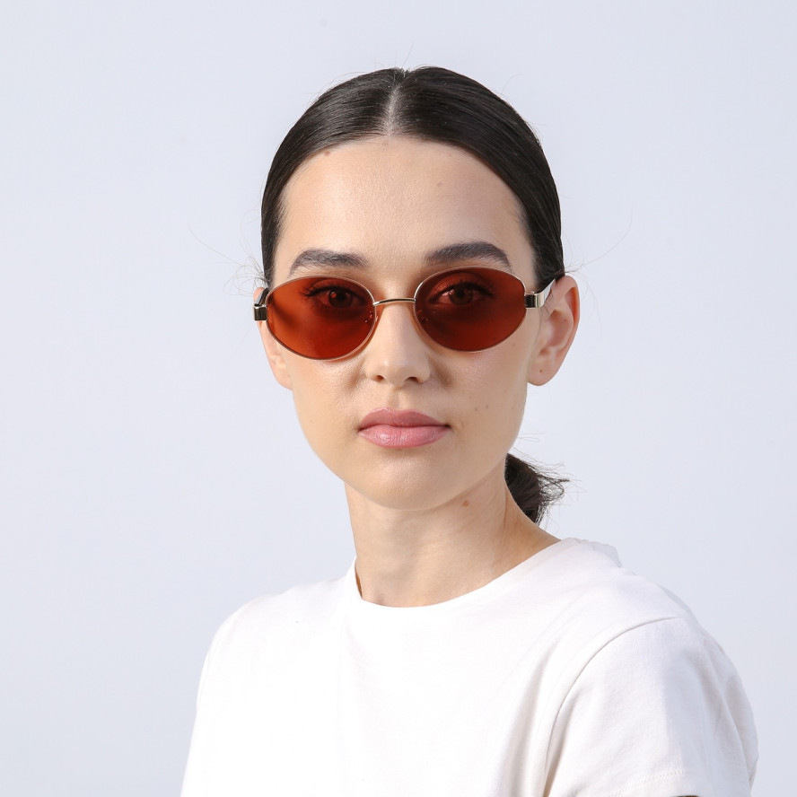 Сонцезахисні окуляри Овальні жіночі 849-907, фото 5