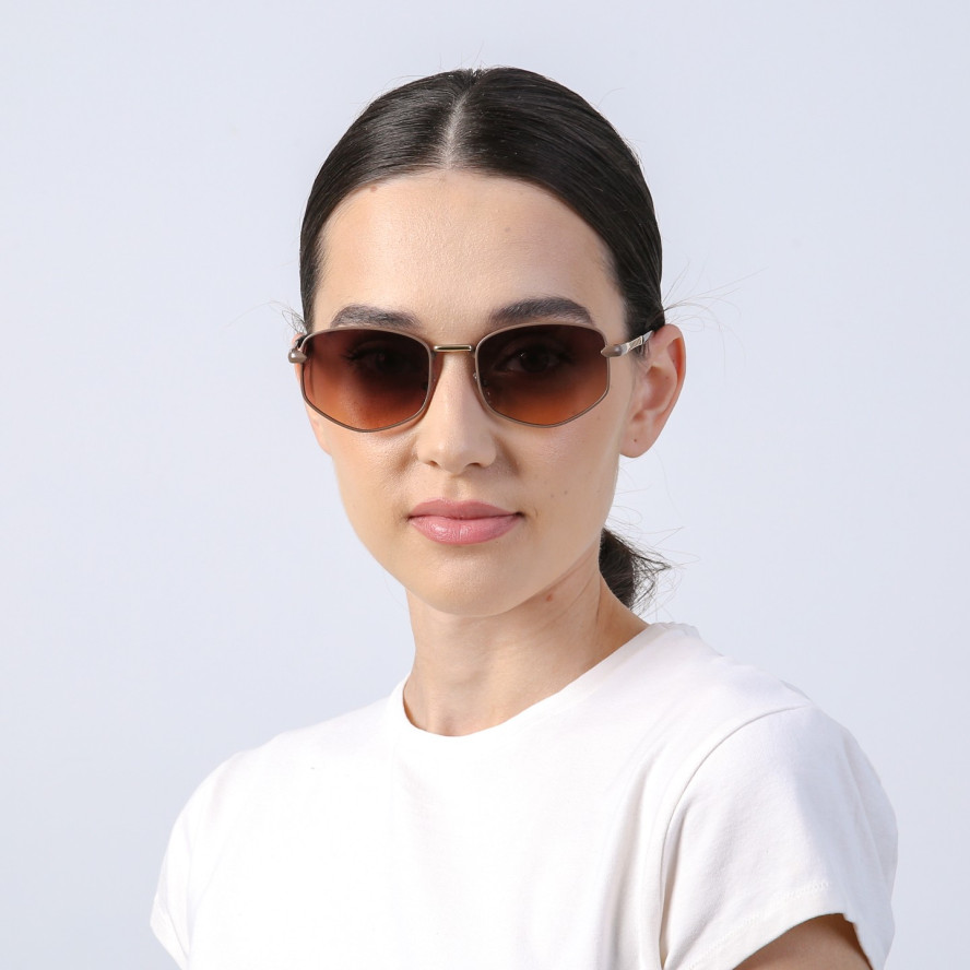 Сонцезахисні окуляри Геометрія жіночі 850-033, фото 5