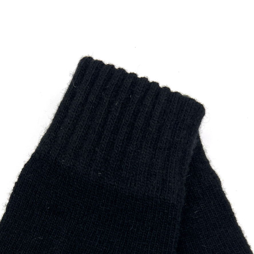 Мітенки жіночі вовна чорні 060-135, фото 2