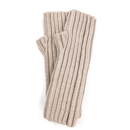 Мітенки жіночі вовна бежеві MARLEN 255-265