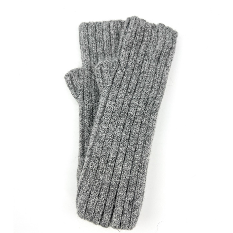 Мітенки жіночі вовна сірі MARLEN 255-289, фото 1