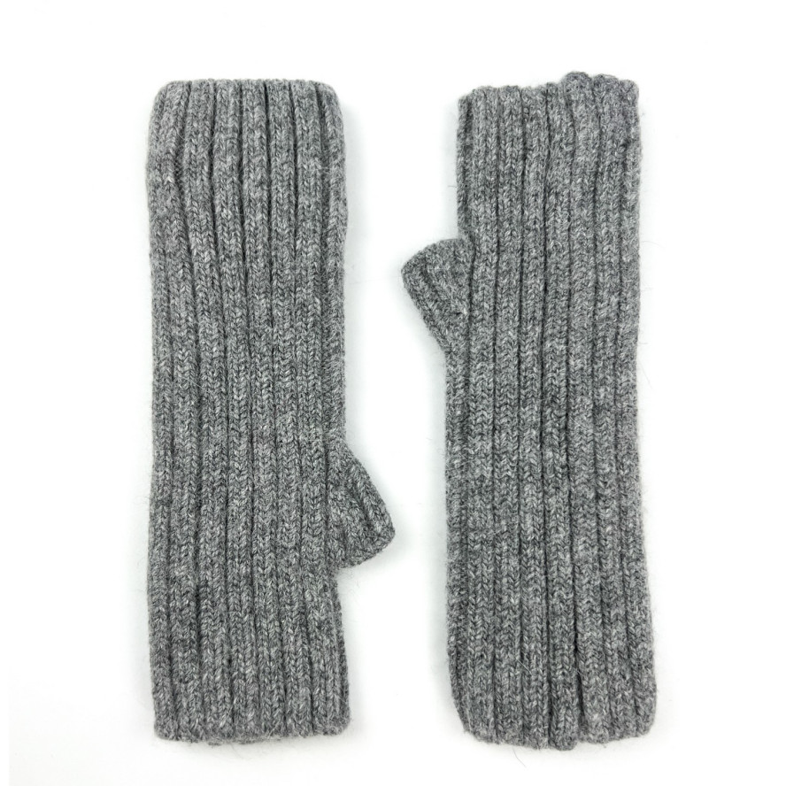 Мітенки жіночі вовна сірі MARLEN 255-289, фото 2