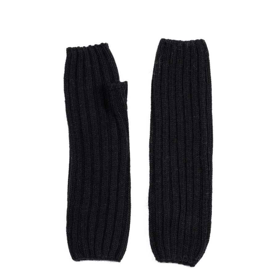 Мітенки жіночі вовна чорні АЛІЧЕ 578-739, фото 2