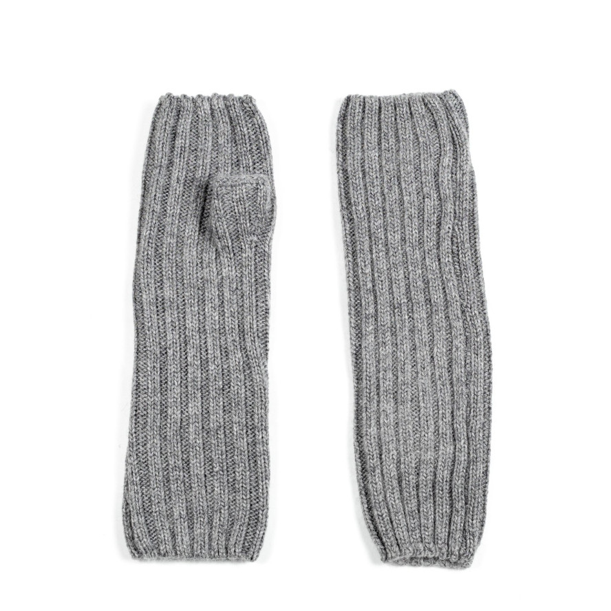 Мітенки жіночі вовна сірі АЛІЧЕ 578-753, фото 2