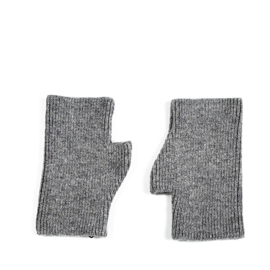 Мітенки жіночі вовна сірі МІШЕЛЬ 586-222, фото 2