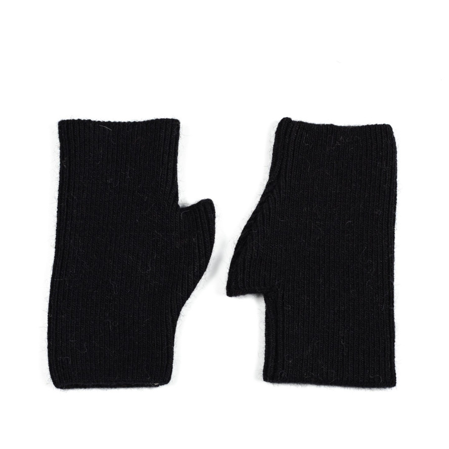 Мітенки жіночі вовна чорні МІШЕЛЬ 586-253, фото 2