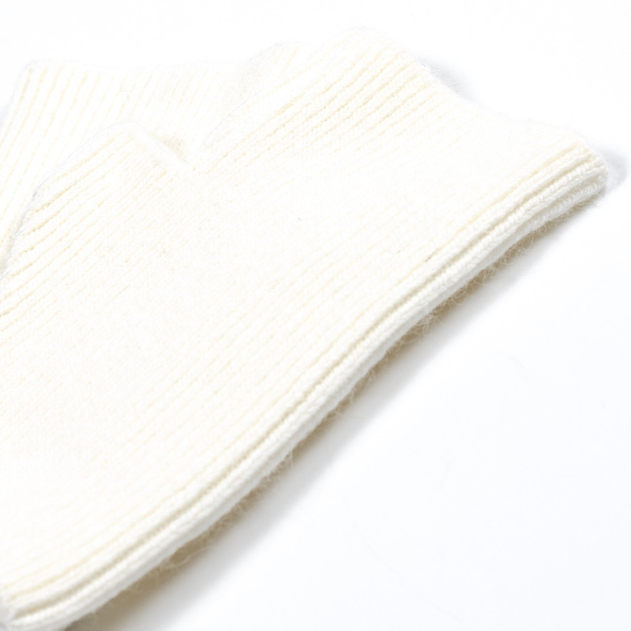 Мітенки жіночі вовна білі МІШЕЛЬ 591-868, фото 3