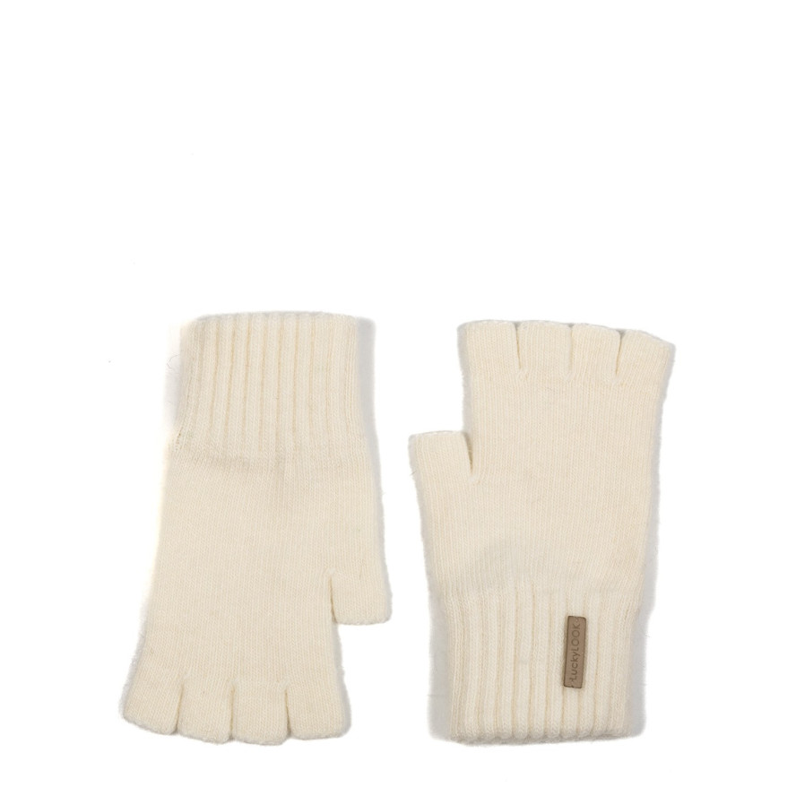 Митенки женские шерсть белые МЕЛОРА 621-701, фото 2