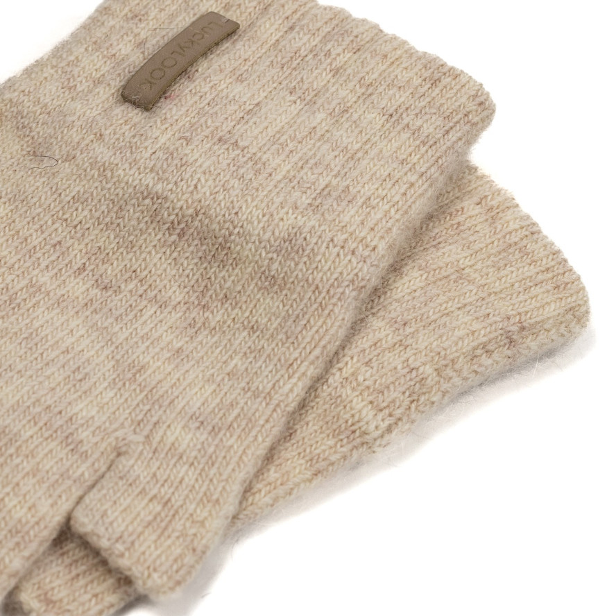 Митенки женские шерсть бежевые МЕЛОРА 621-749, фото 3