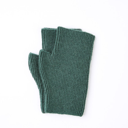 Мітенки жіночі вовна зелені МІШЕЛЬ 847-736