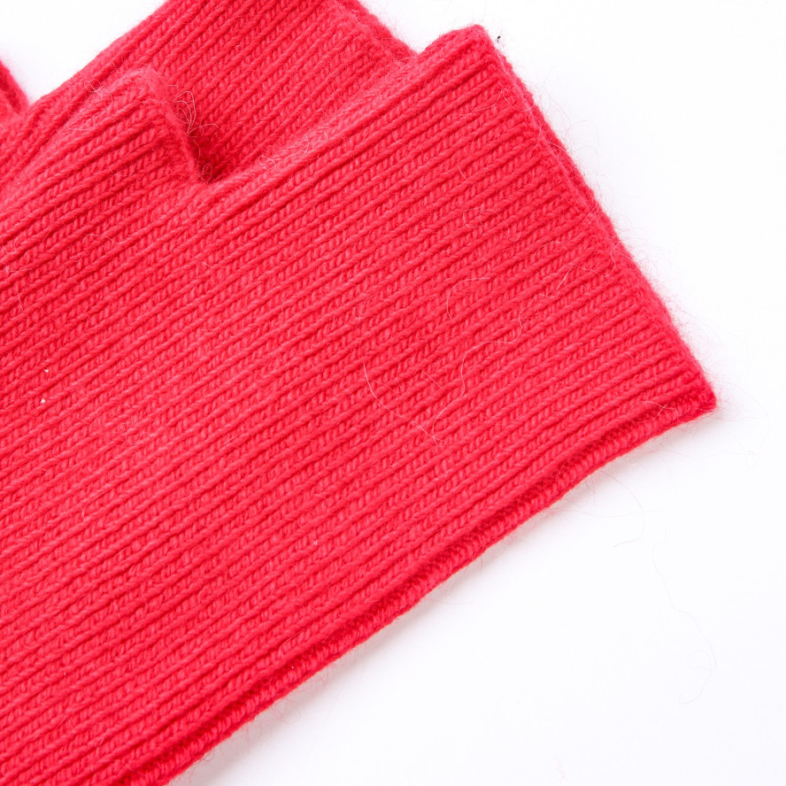 Мітенки жіночі вовна червоні МІШЕЛЬ 847-767, фото 3