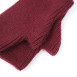 Мітенки жіночі віскоза з ангорою бордові МІСТІК 001-335, фото 3