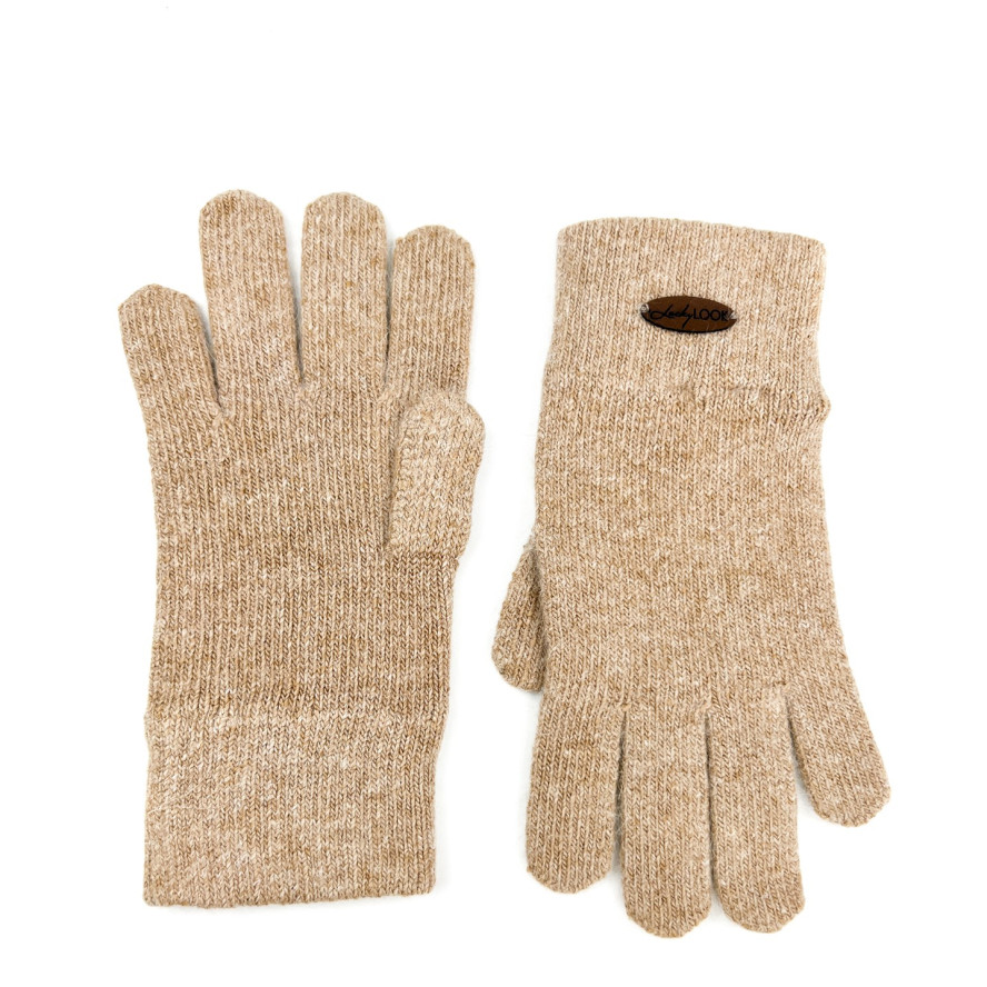 Рукавички жіночі в'язані вовна бежеві JUTTA 945-250, фото 2