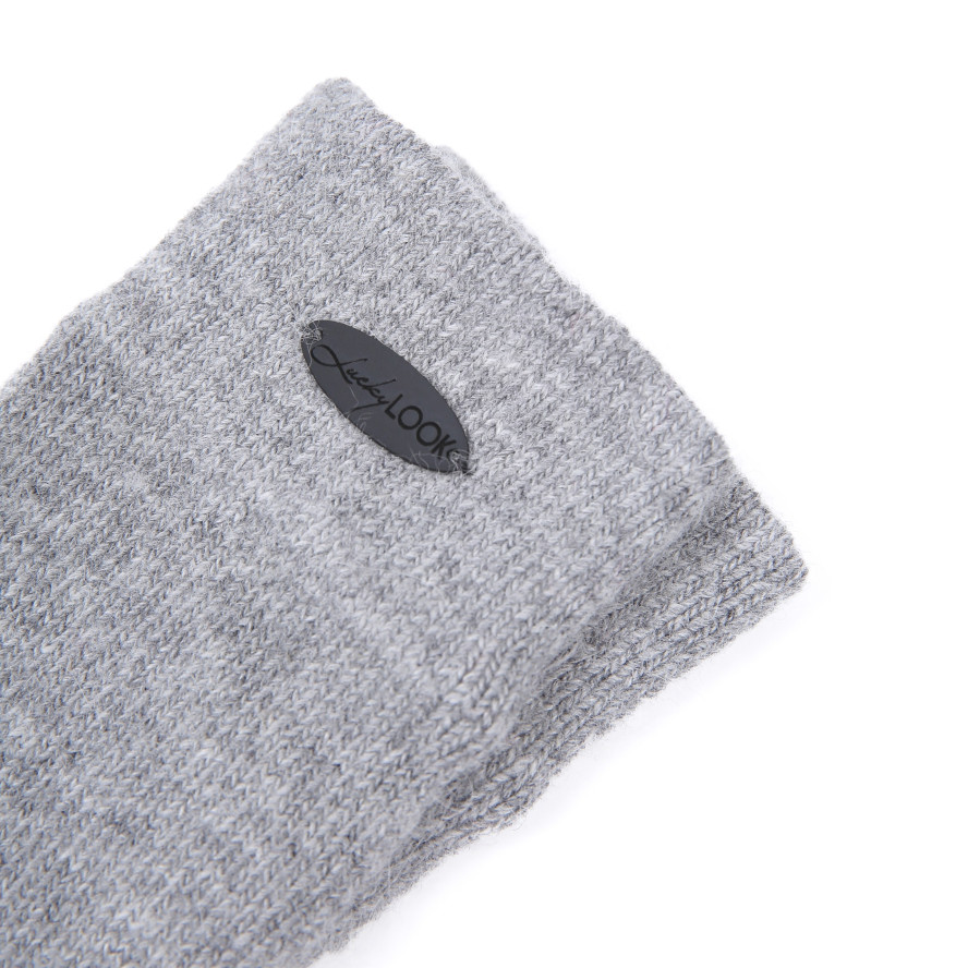 Рукавички жіночі в'язані вовна сірі JUTTA 945-298, фото 2