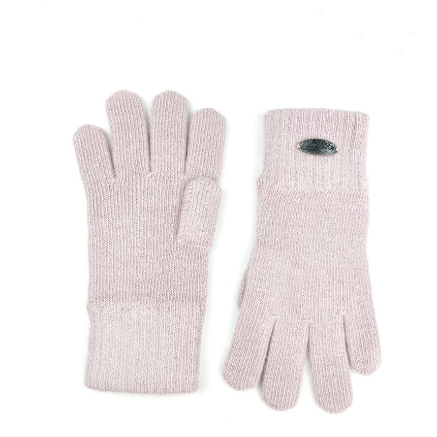 Рукавички жіночі в'язані вовна рожеві JUTTA 676-559, фото 2