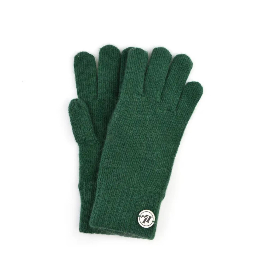 Рукавички жіночі в'язані вовна зелені JUTTA 708-441, фото 1
