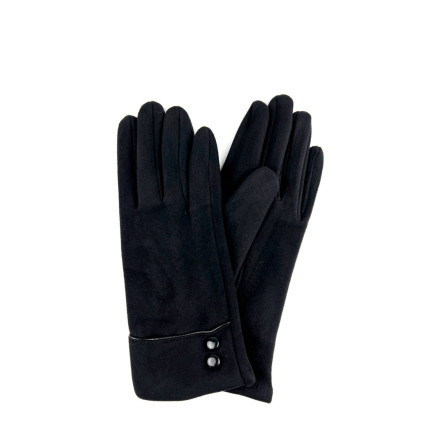 Рукавички жіночі трикотаж чорні КАДЗУ 960-160 Рукавички жіночі трикотаж чорні КАДЗУ 960-160